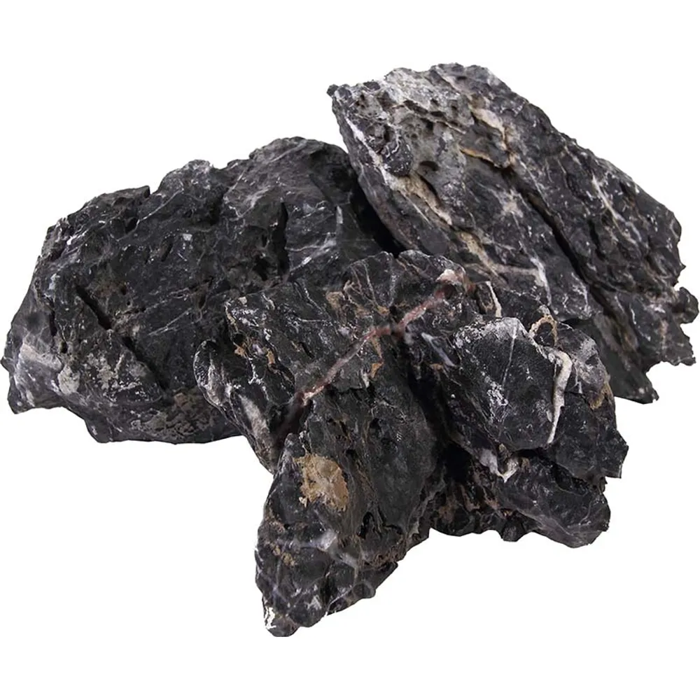 Mini Landskab Premium Dark 1 kg - Aquascaping sten i mørk nuance